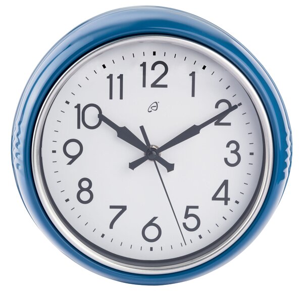 AURIOL® Retro nástěnné hodiny (modrá) (100336977003)