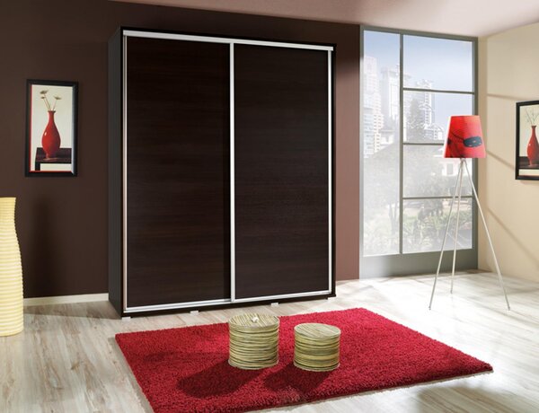 Šatní skříň PENELOPA 155 kaštan wenge