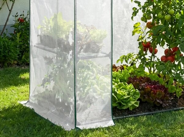 Ak furniture Zahradní fóliovník SOMA 143x73x195 cm čirý