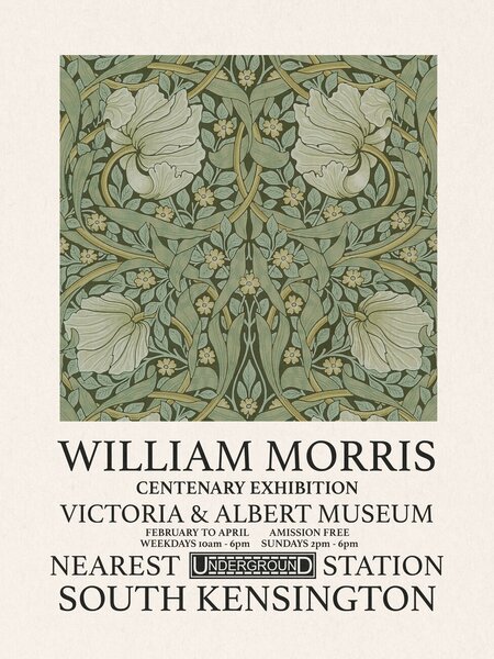 Obrazová reprodukce Pimpernel (Special Edition) - William Morris, (30 x 40 cm)
