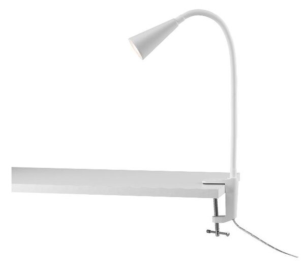 Livarno home Stolní LED lampa Freya (lampa s upnutím, bílá) (100383172004)