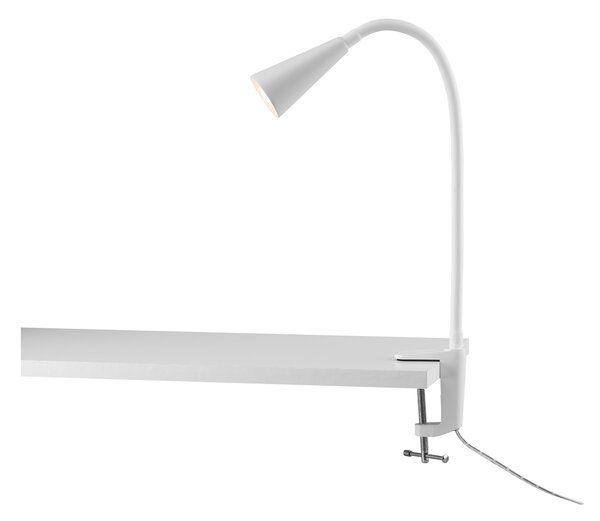 Livarno home Stolní LED lampa Freya (lampa s upnutím, bílá) (100383172004)