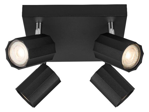 Livarno home Stropní / Nástěnné LED svítidlo Theia (stropní svítidlo bodové/černá) (100393017002)