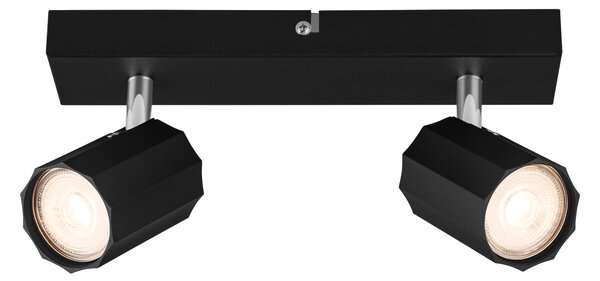Livarno home Nástěnné / Stropní LED svítidlo Theia (černá) (100393025002)