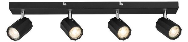 Livarno home Stropní / Nástěnné LED svítidlo Theia (stropní svítidlo kolejnicové/černá) (100393017004)