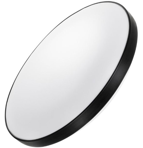 Prémiové led stropní svítidlo Amelia 35cm 18W 1600lm denní, černý okraj, 3 roky