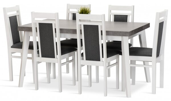 Jídelní sestava SULIMA stůl + 6 židlí