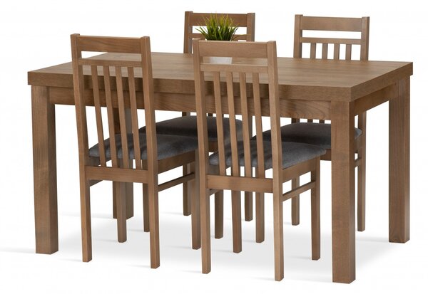 Jídelní sestava LEJLA stůl + 4 židle