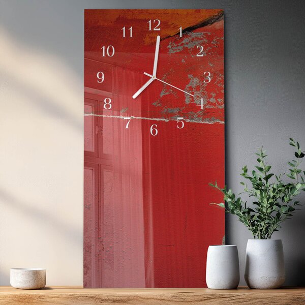 Skleněné hodiny vertikální Zeď zsppb-30x60-00079858