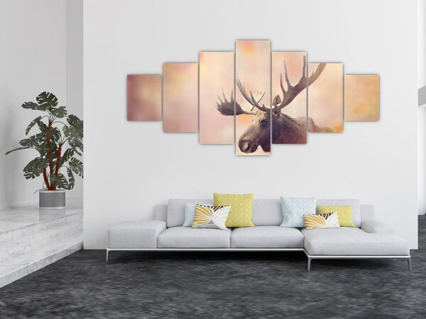 Obraz - Los v podzimním listí (210x100 cm)