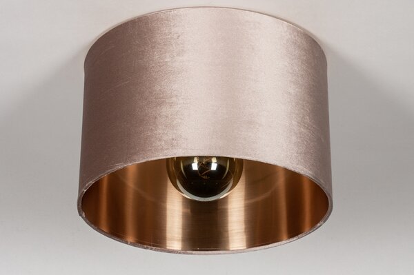 Stropní designové svítidlo Wildmore Taupe and Gold 40 (LMD)