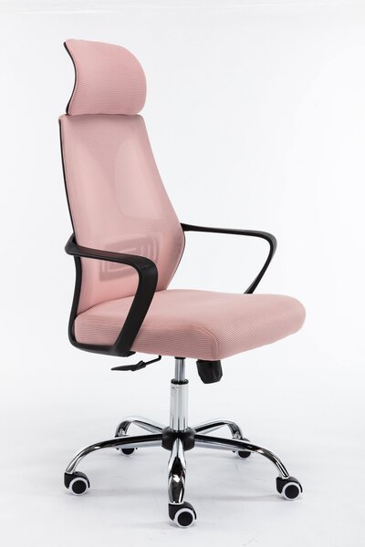 Kancelářšká židle NIGEL růžová