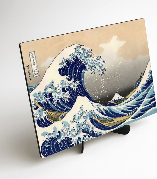 DUBLEZ | Reprodukce obrazu Hokusai - Velká vlna u Kanagawy | UV tisk, Premium