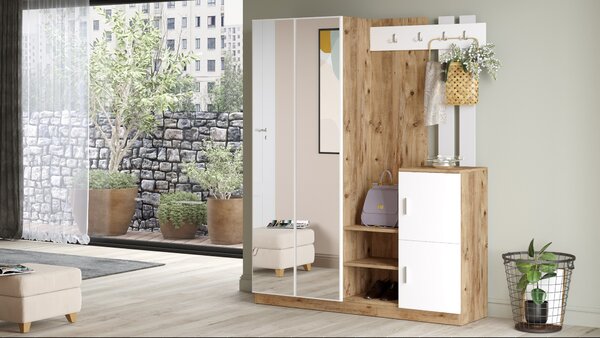 Předsíň Dede 7 (Borovice atlantic + Bílá). Akce -25%