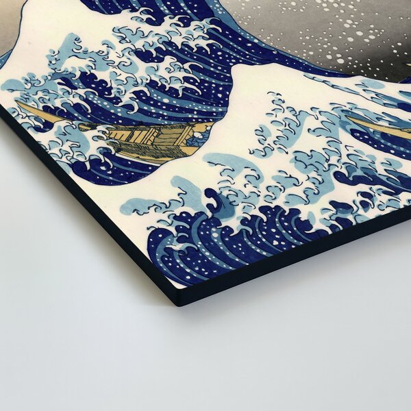 DUBLEZ | Reprodukce obrazu Hokusai - Velká vlna u Kanagawy | UV tisk, Premium