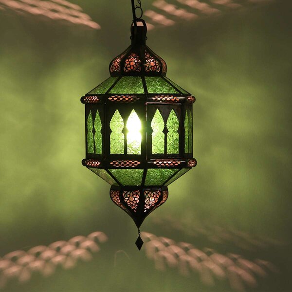 Orientální lampa Biban Trombia zelená