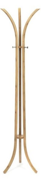 Bambusový věšák na oblečení Compactor Bamboo, hnědá