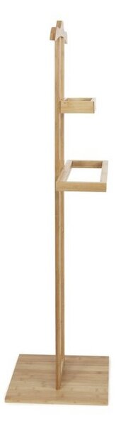 Bambusový stojan na oblečení Compactor Bamboo, hnědá