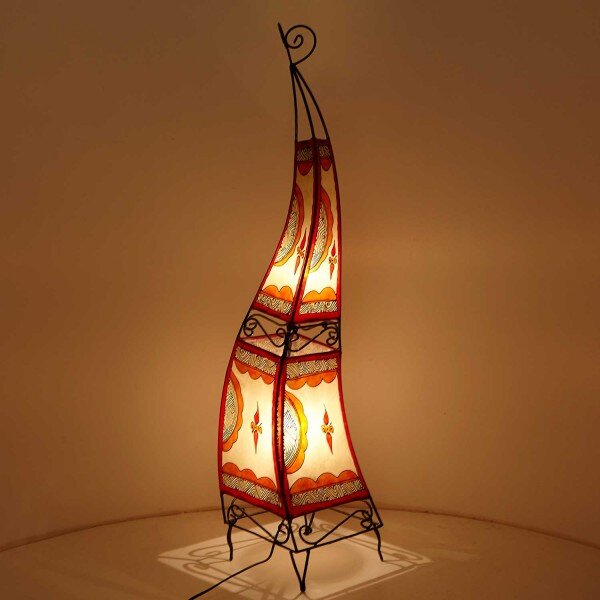 Orientální rohová lampa Ibis 120 cm barevná