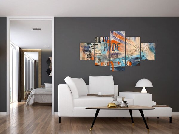 Obraz - Zrozen k jízdě (125x70 cm)