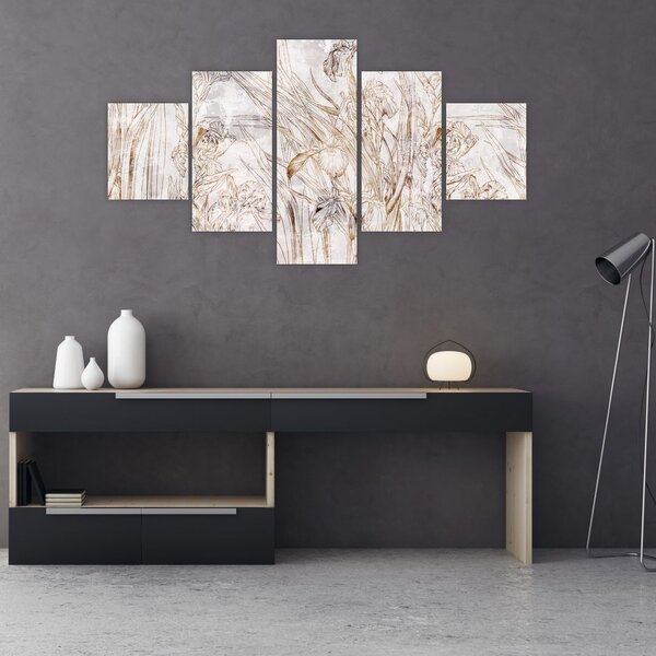 Obraz - Kosatce (125x70 cm)