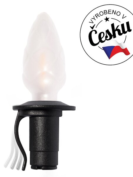 Exihand venkovní souprava Šiška barevná, 20x LED 2200K, černý kabel, trafo, 19m