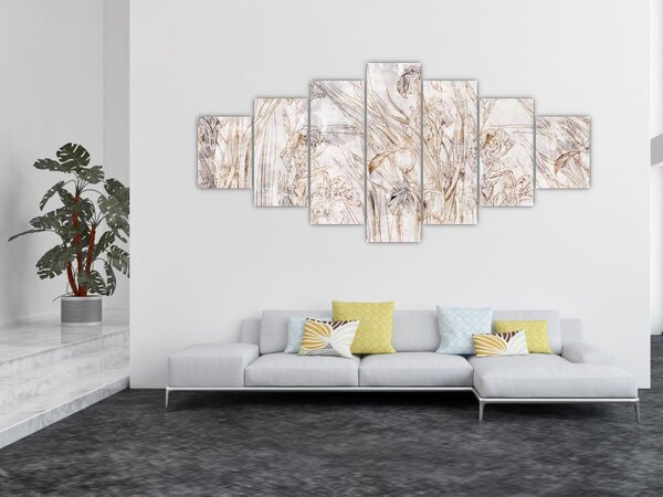 Obraz - Kosatce (210x100 cm)