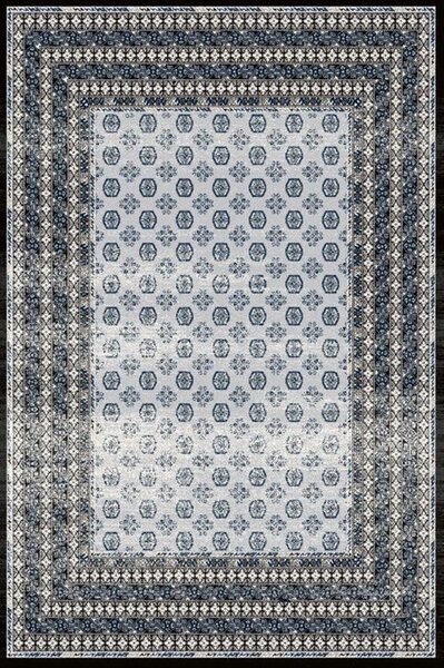 Kusový koberec vlněný Agnella Isfahan Melite světle šedý Rozměr: 160x240 cm