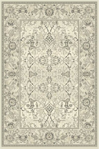 Kusový koberec vlněný Agnella Isfahan Hela Len béžový Rozměr: 300x400 cm