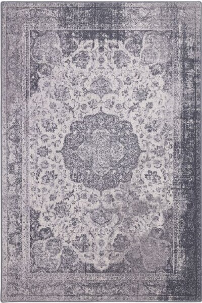 Kusový koberec vlněný Agnella Isfahan Okutan šedý Rozměr: 160x240 cm