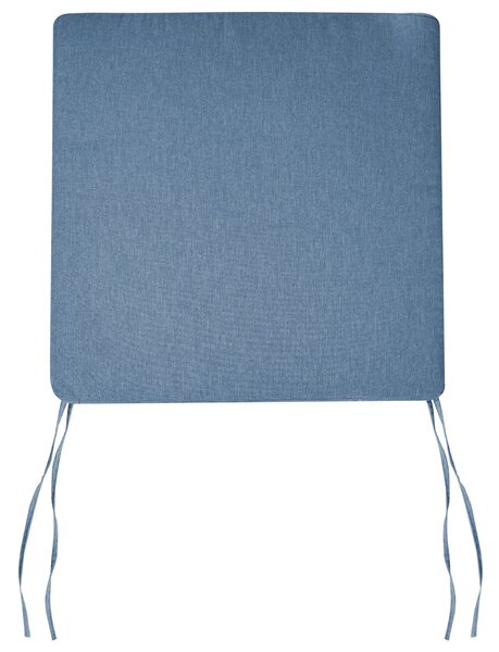 Sada 2 polštářů na zahradní židle SASSARI PREMIUM 46 x 46 cm Modrá
