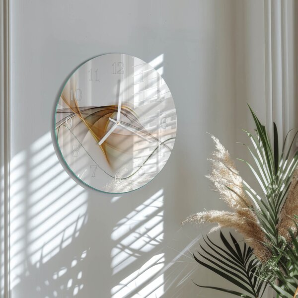 Skleněné hodiny na stěnu Abstrakce zsob-fi30-00058070