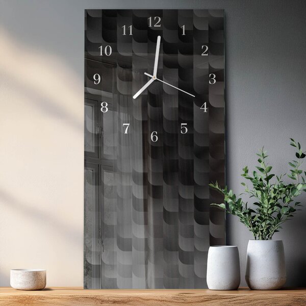 Skleněné hodiny vertikální Měřítko zsppb-30x60-00083695