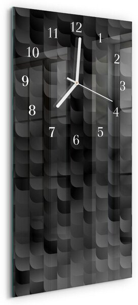 Skleněné hodiny vertikální Měřítko zsppb-30x60-00083695