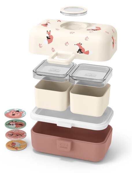 Svačinový box Monbento Tresor Cinnamon Fox 750 ml