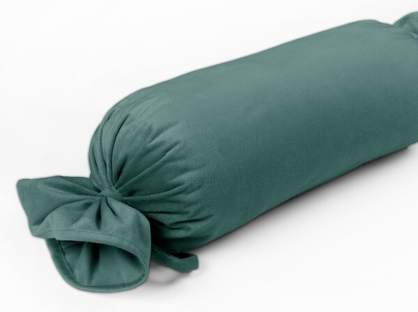Biante Sametový polštář válec bonbon Velvet Premium SVP-022 Ledově zelený 15x40 cm