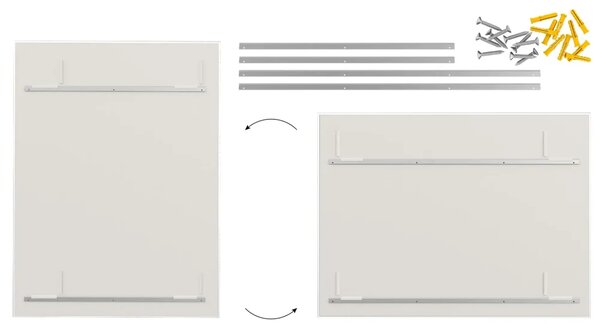 Sklenená magnetická tabuľa 300×120 cm PREMIUM SUPERWHITE , TSO300X120