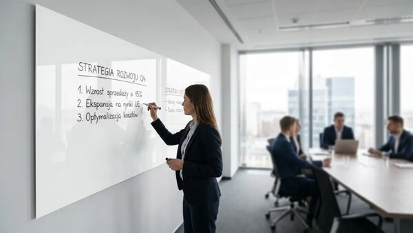 Sklenená magnetická tabuľa 300×120 cm PREMIUM SUPERWHITE , TSO300X120