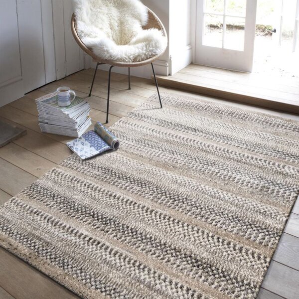 Makro Abra Moderní kusový koberec Panamero 12 béžový Rozměr: 120x170 cm