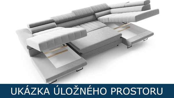 Sedací souprava Horizonte Mini U - Kronos 27 Varianta: Pravá