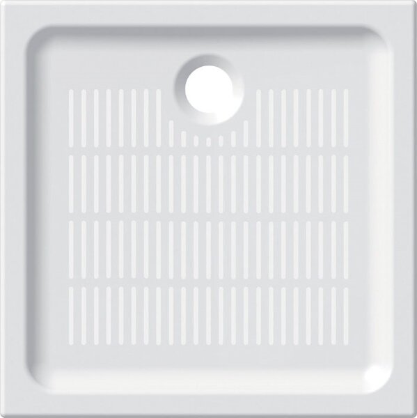 Mereo Čtvercová sprchová vanička, 80x80x6,5 cm, keramická CV77X
