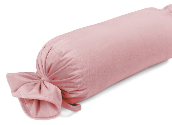 Biante Sametový polštář válec bonbon Velvet Premium SVP-033 Starorůžový 15x40 cm