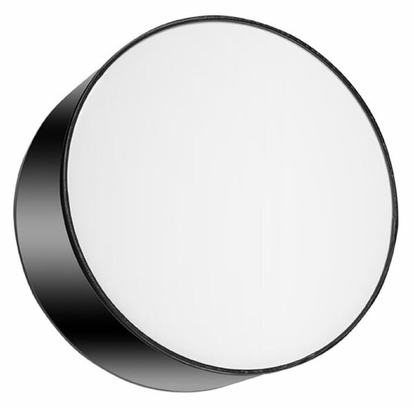Stropní svítidlo Arena, 1x černé plastové stínítko, (bílý plast), (fi 25 cm)