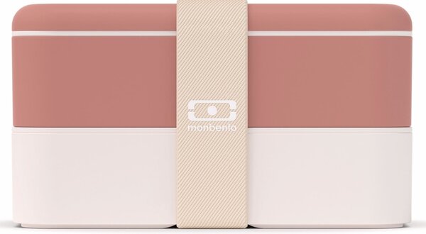 Svačinový box Monbento Original Pink/Moka 1 l