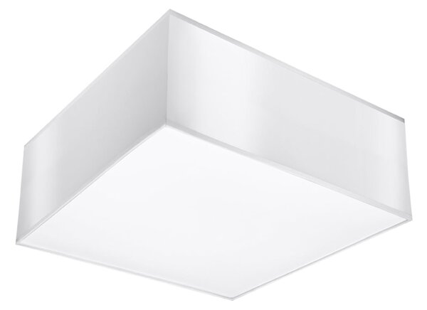 Stropní svítidlo Horus, 1x bílé plastové stínítko, (bílý plast), (25 cm)