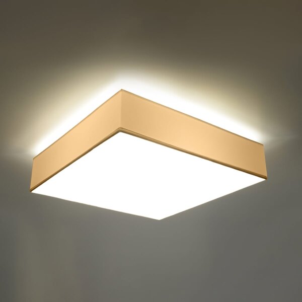 Stropní svítidlo Horus, 1x bílé plastové stínítko, (bílý plast), (45 cm)