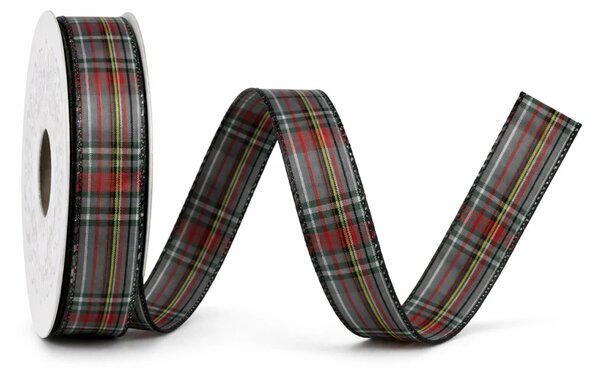 SCOTLAND KARO – Grey Tartan 40mm × 20m