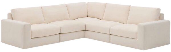 Kave Home Béžová modulární rohová pohovka Alea 310 x 310 cm