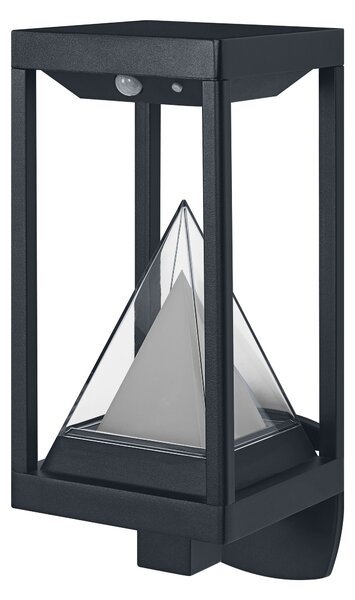 Chytré solární nástěnné svítidlo ALPS RGB+Teplá Bílá IP44