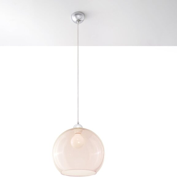Závěsné svítidlo Ball, 1x šampaňské skleněné stínítko